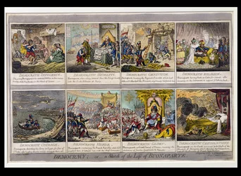 Democracy, or a Sketch of the Life of Buonaparte, published by Hannah Humphrey in 1800